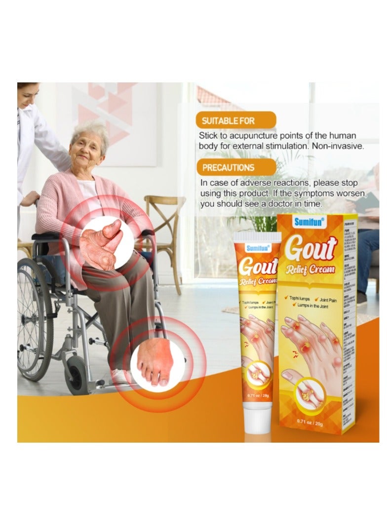 Sumifun 20g Gout Cream Treat Bunion Hallux Valgus Corrector Pain Relief Ointment Foot Toe Swelling Ache Plaster  - Image 5
