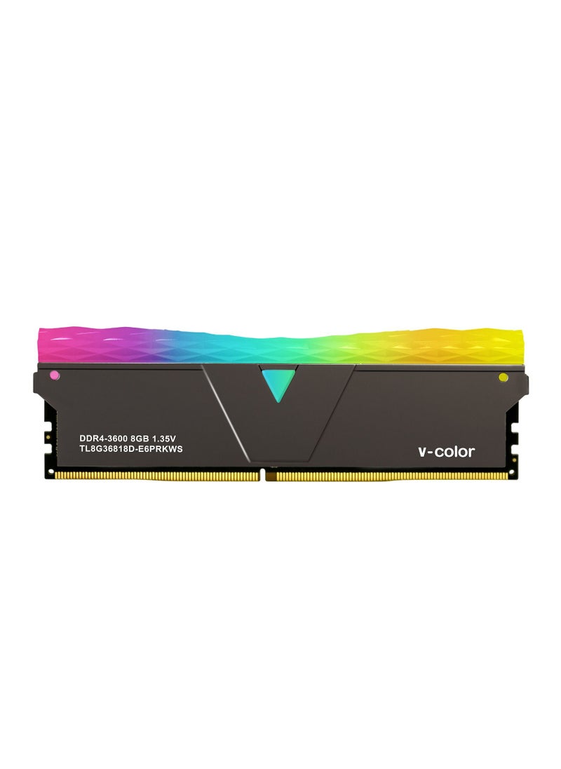 DDR4 8GB RAM 3600MHz Prism Pro RGB 1.35V Black