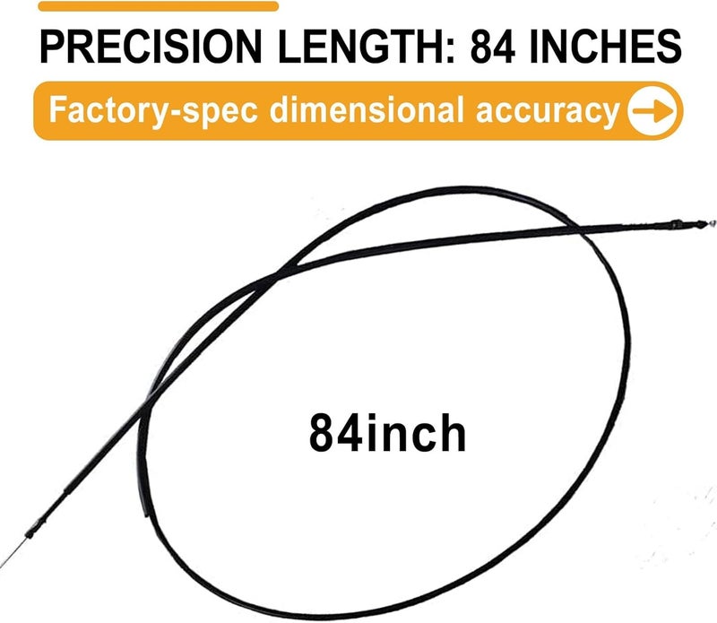 Chikia 84.84" Accelerator Cable for HS200 GK, Hisun, Coleman - Image 3