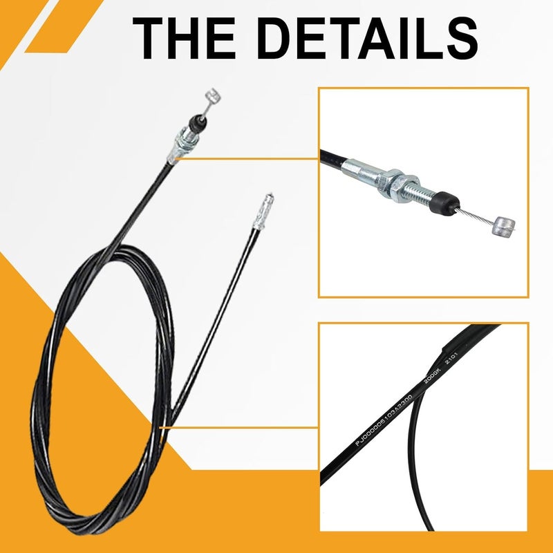 Chikia 84.84" Accelerator Cable for HS200 GK, Hisun, Coleman - Image 4