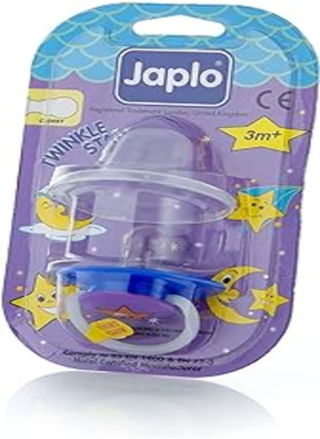 Japlo Japlo twinkle star cherry new born soother, with cover (pacifier) 