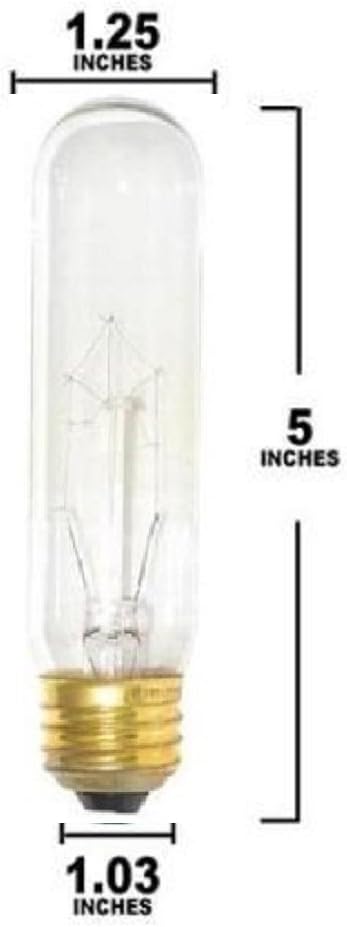 KOR 25T10120V مصباح ضوء متوهج 120 فولت قاعدة E26 متوسطة 25 واط 4 عبوات م frosted - Image 3