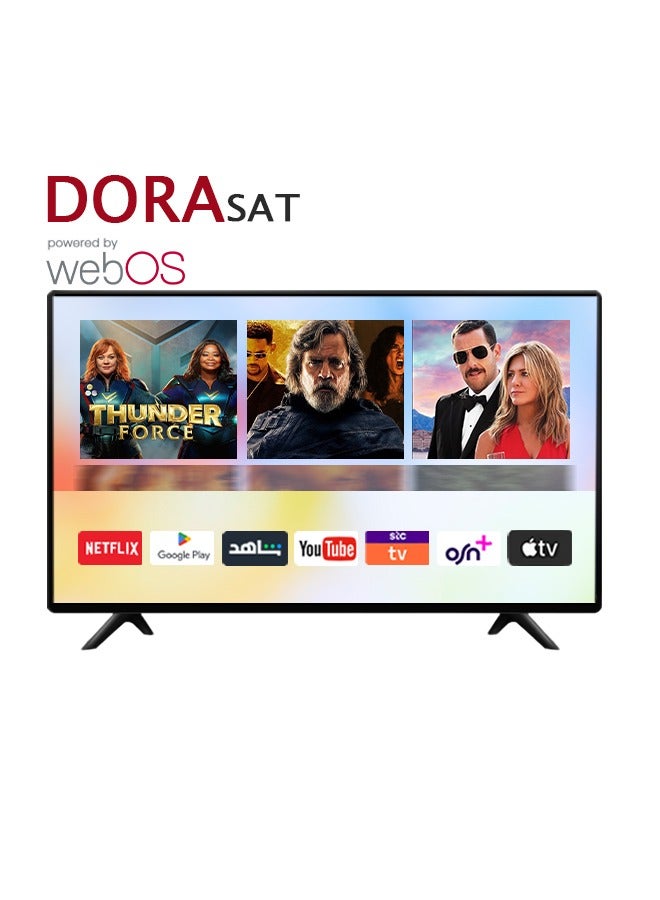 Dora Sat 65 inch Smart TV - with WebOS System - 4K UHD - Model DST65U + Wall mount Free  - Image 2