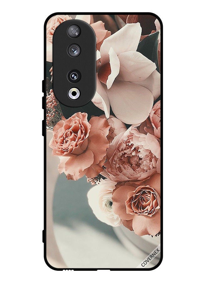 Covernex Protective Case Cover For Honor 90 Bouquet Of Beautiful Peach Flowers - Image 1
