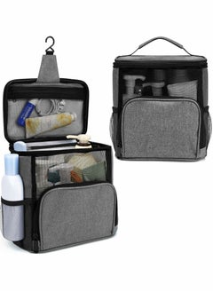 Shower Mesh Caddy Bag, Portable Shower Caddy for College Dorm Travel, Separate Compartment, Large Capacity, Quick Dry Mesh Base, Hanging Toiletry Bath Bag for Student.