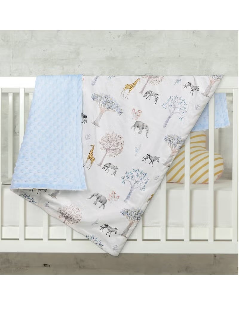 MIXDE Kids Baby Blanket Newborn Gifts, Soft Plush Blankets with Dotted Backing, Fleece Fabric Essentials for Unisex, Toddlers, Boys Girls 75x100cm - Image 5