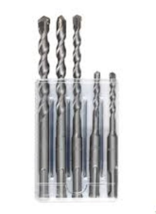 KNP 5 Piece Hammer Drill Bits Set is Designed for Use with Hammer Drills Providing Efficient and Precise Drilling in Hard Materials like Concrete Masonry and Brick. - pzsku/Z7DEF378C67381BCC0ECBZ/45/_/1723290245/14c511e7-d200-49f9-83cb-c8d7d2745924