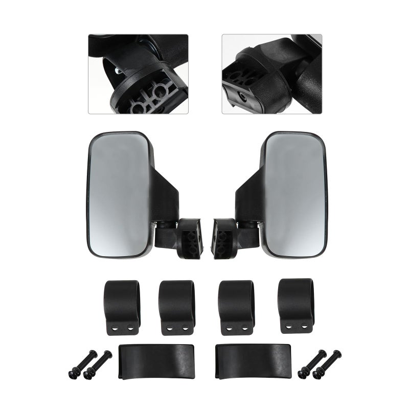 Adjustable Wide Angle Blind Spot Mirror for ATV UTV Off Road Vehicles Enhanced Rear View - Image 5