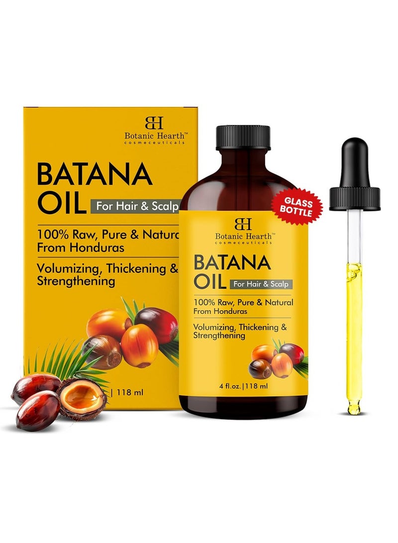بوتانيك هيرث زيت باتانا الخام لنمو الشعر | زيت نقي وغير مكرر 100% من هندوراس | لشعر أكثر كثافة وقوة - 118 مل - Image 1