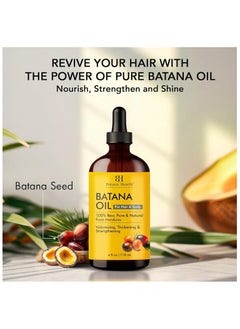 Botanic Hearth Raw Batana Oil for Hair Growth | 100% Pure & Unrefined Oil from Honduras | For Thicker, Stronger Hair - 118 ml  - Image 3
