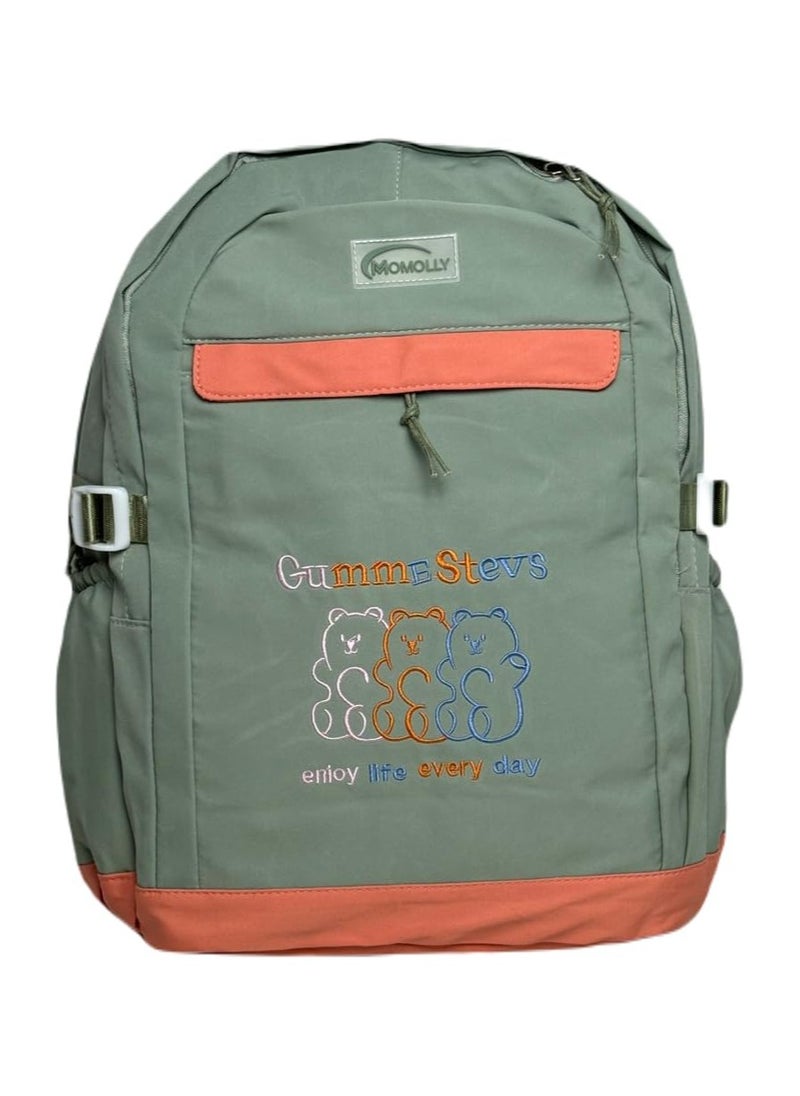 QSHOP - Premium Quality School Backpack Laptop Backpack Waterproof Backpack with Plush Pendant Accessories for Teenagers Students Women (42 * 30 * 13cm) - Image 1