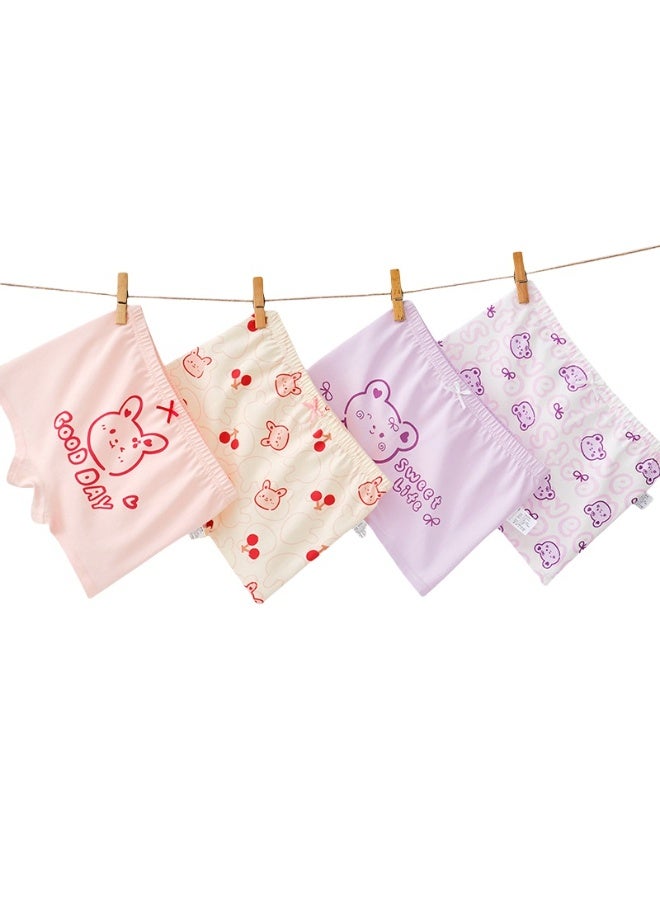 KUYING New Comfortable Skin friendly Breathable Underwear Set 0f 4