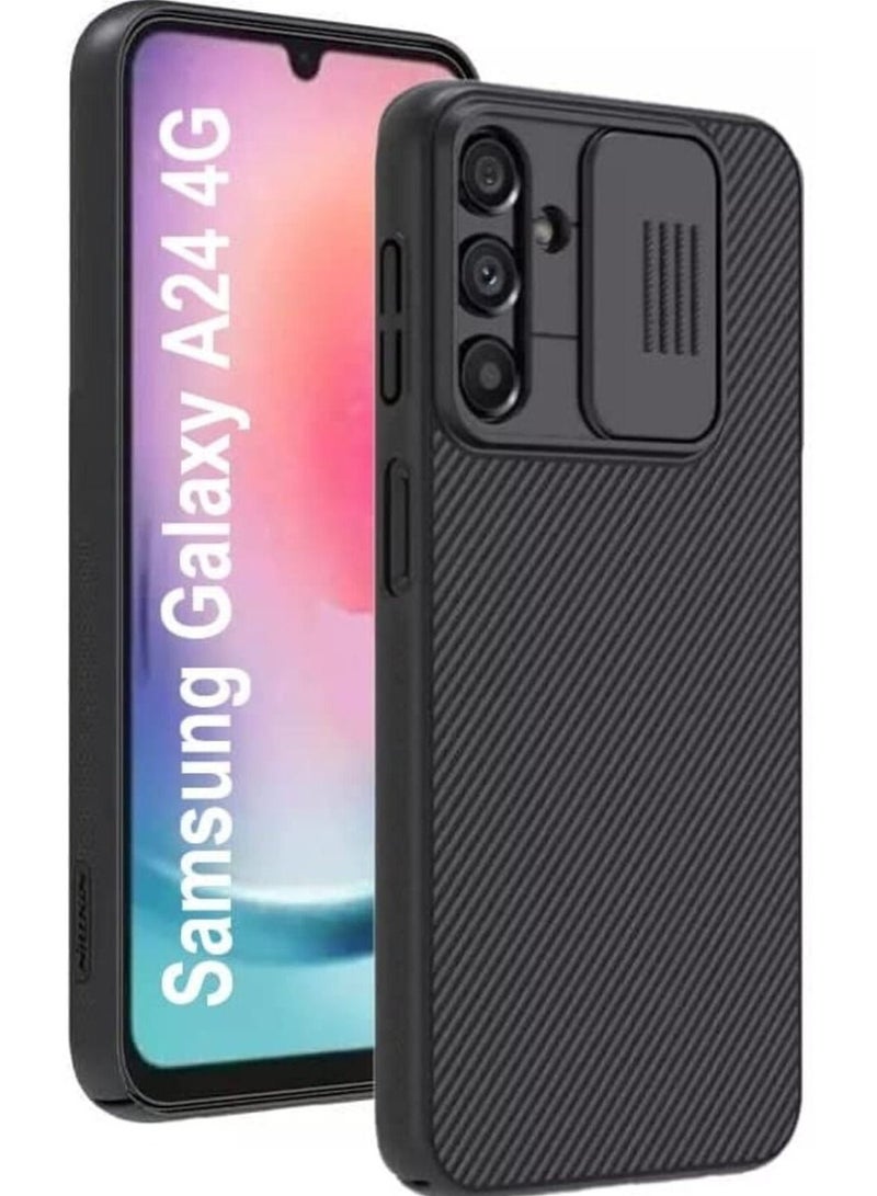 Nillkin Samsung Galaxy A24 5G Case Cover with Slide Camera Lens Protection PC Back & TPU Frame Bumper Protection Anti Fingerprint Soft Delicate Touch Designed for Samsung Galaxy A24 5G - Image 1