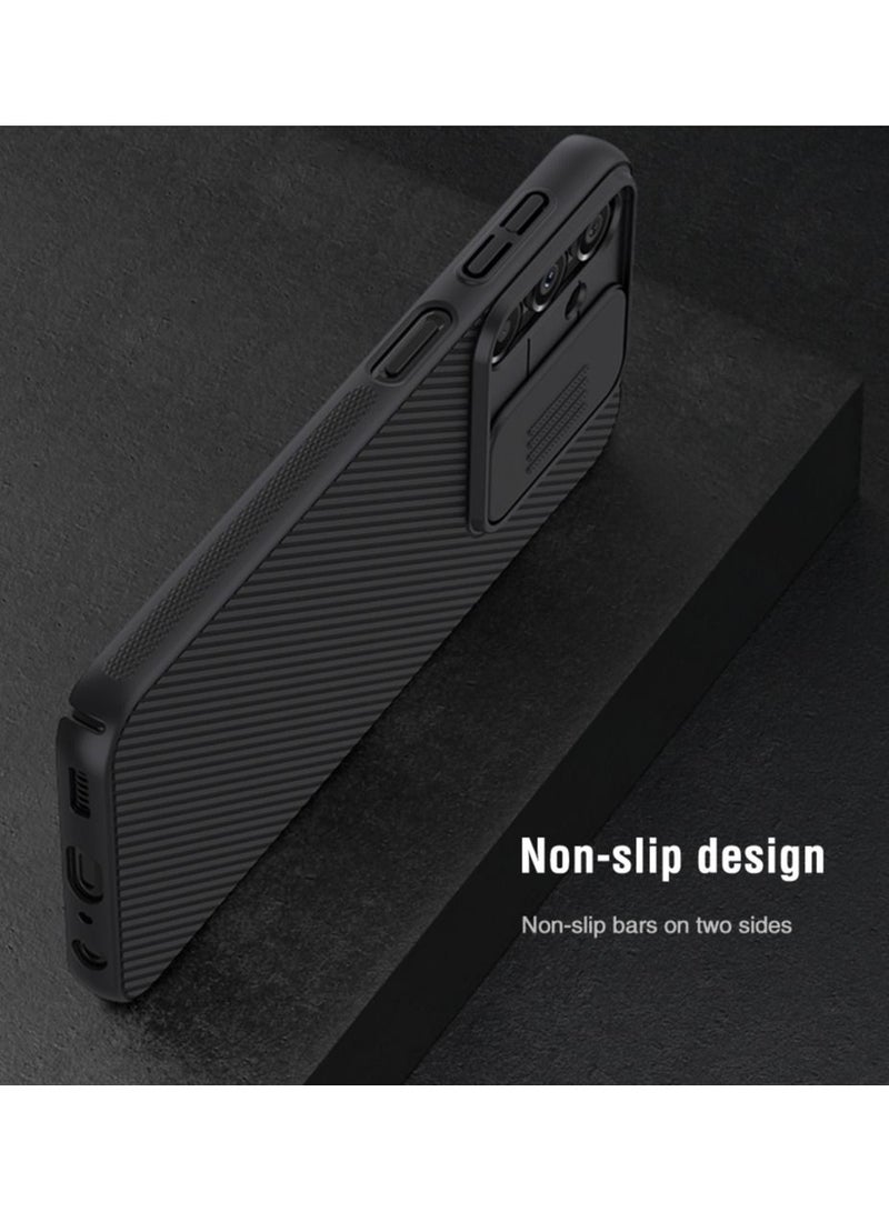 Nillkin Samsung Galaxy A24 5G Case Cover with Slide Camera Lens Protection PC Back & TPU Frame Bumper Protection Anti Fingerprint Soft Delicate Touch Designed for Samsung Galaxy A24 5G - Image 4