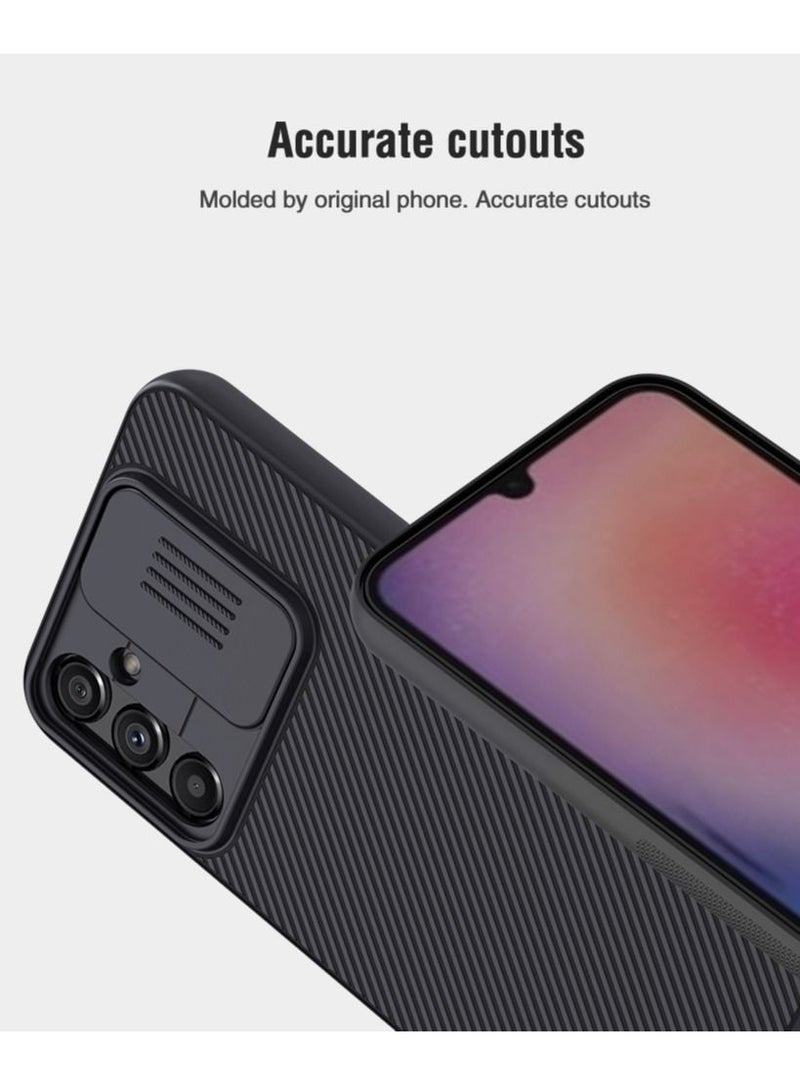 Nillkin Samsung Galaxy A24 5G Case Cover with Slide Camera Lens Protection PC Back & TPU Frame Bumper Protection Anti Fingerprint Soft Delicate Touch Designed for Samsung Galaxy A24 5G - Image 5
