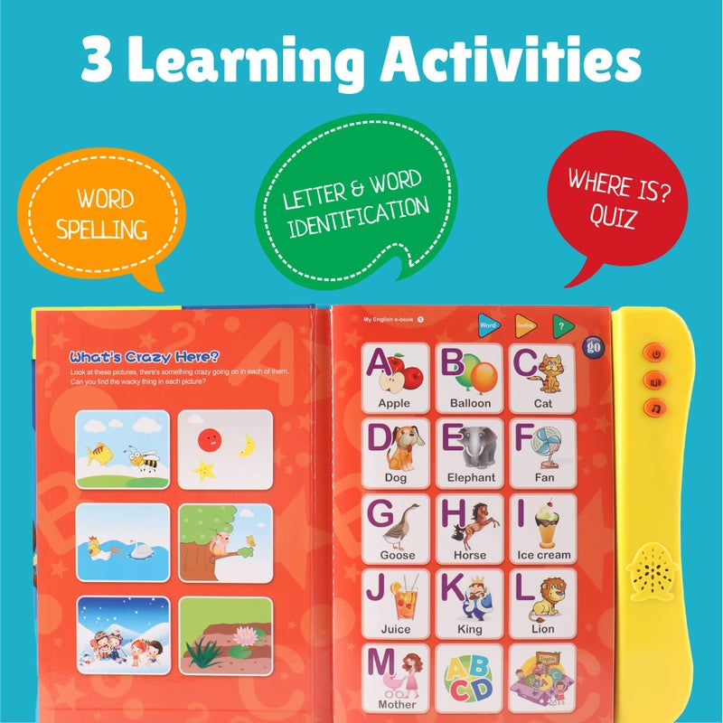 Boxiki kids Preschool Learning Activities Book: Educational Toys for Toddlers 1-3, Toddler Learning Toys, Kids Books 3-5 - Ideal Learning Toys for 4 Year Old Boys & Girls - Image 3
