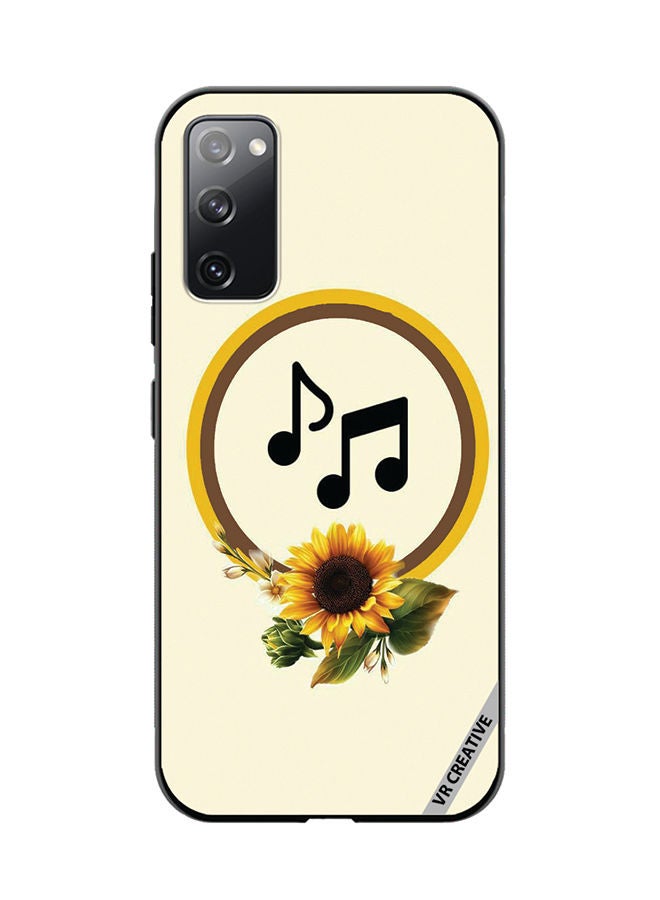 VR CREATIVE Protective Case Cover For Samsung Galaxy S20 FE 5G Music Design Multicolour - Image 1