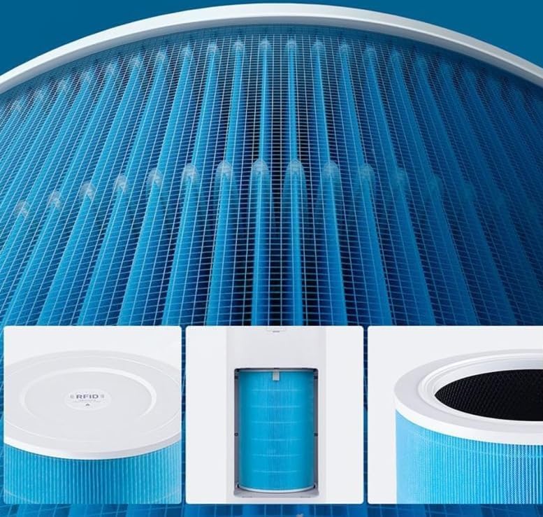 H14 HEPA + Activated Carbon Replacement Filter Compatible with Mi Air Purifier 1, 1S, 2, 2S, 2C, Pro, 3, 3H & 3C | Integrated RFID | Removes PM2.5, Smoke & Allergens(DIV Special) - Image 3