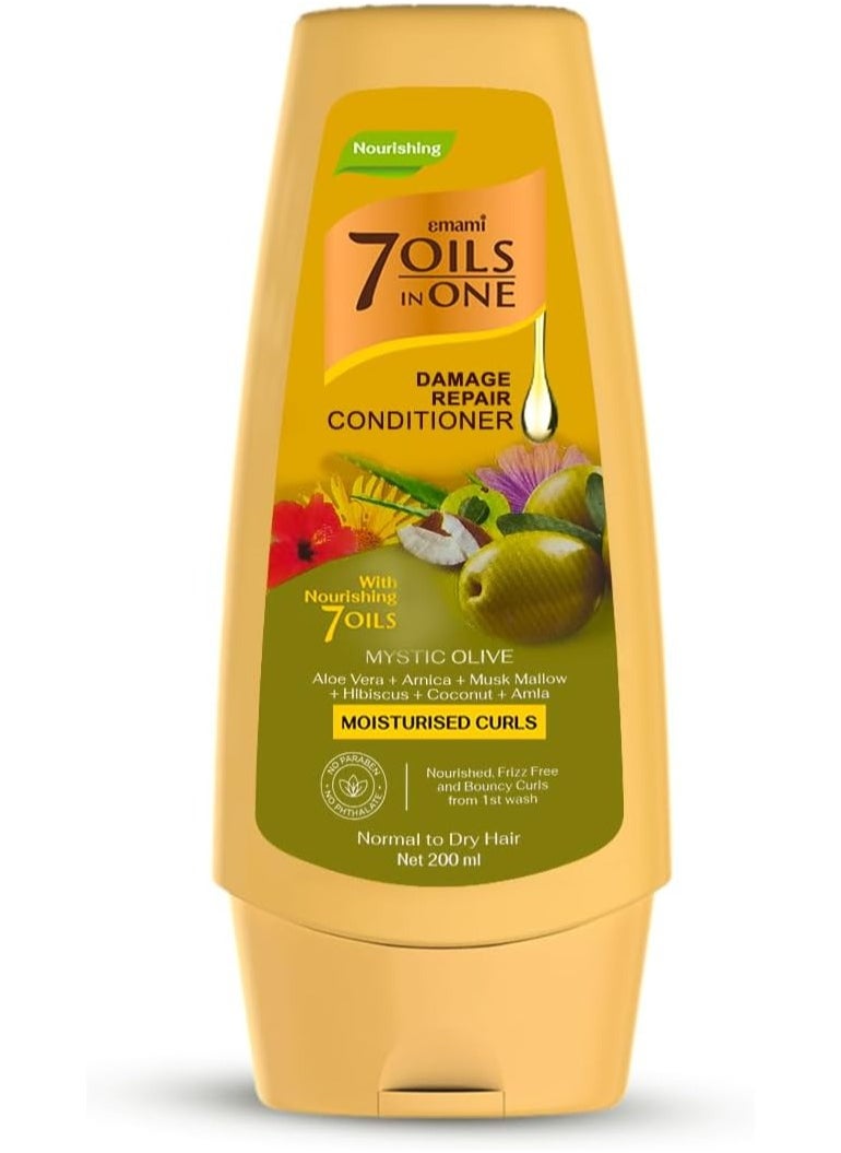 emami - Emami 7 Oils in One Damage Repair Conditioner Mystic Olive 200 ML - Image 1