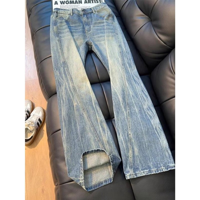 Unisex Casual Daily Denim Jeans - Image 3