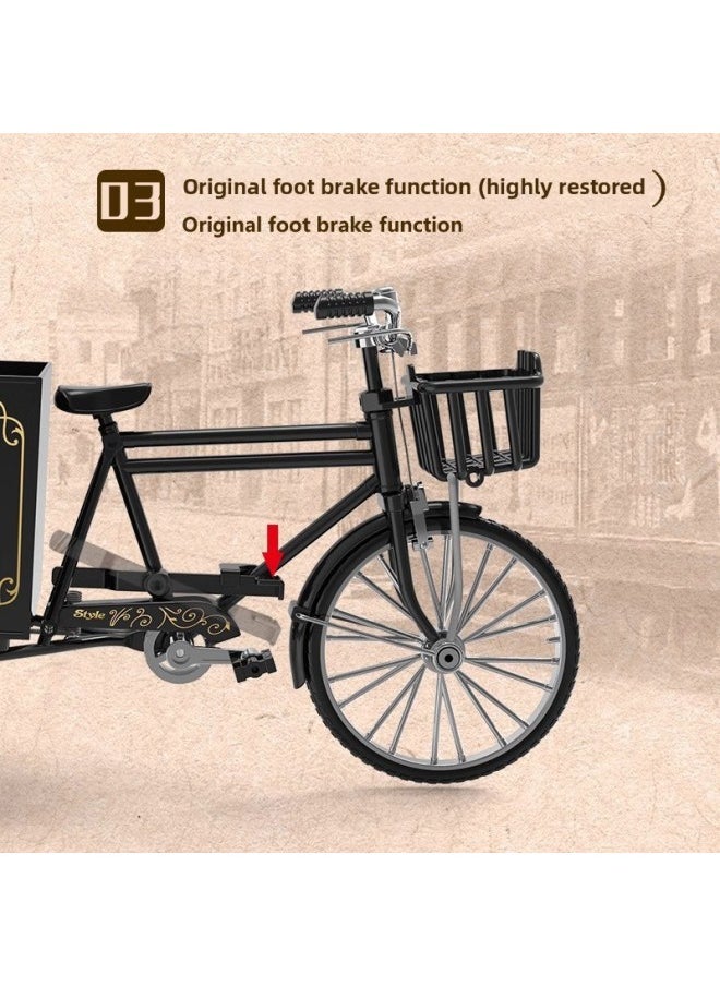 null - Nanyang Rashuo Model Retro Nostalgic Scene Old Shanghai Republic Of China Style Ornaments Old Objects Ancient Style-Color:[alloy Cake] Yellow - Image 1