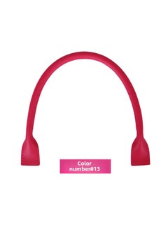 Generic 138 PU Faux Leather Shoulder Strap DIY Handbag 44cm Rose Red 