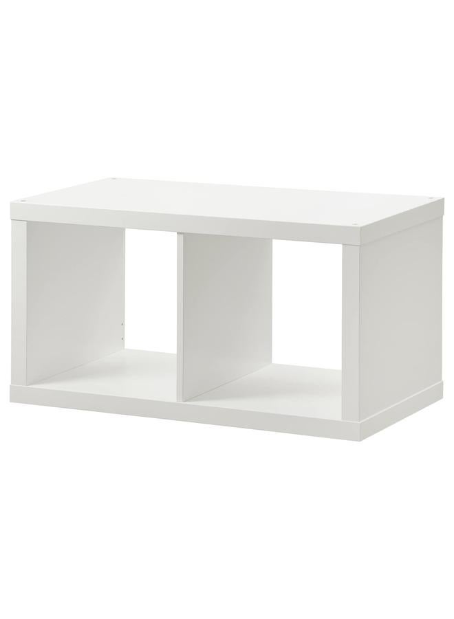 زبون وحدة رفوف، بيضاء، 77×41 سم - Image 1