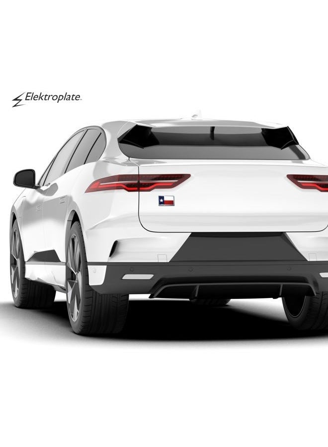 Elektroplate Small Texas Flag Chrome Auto Emblem - Image 5