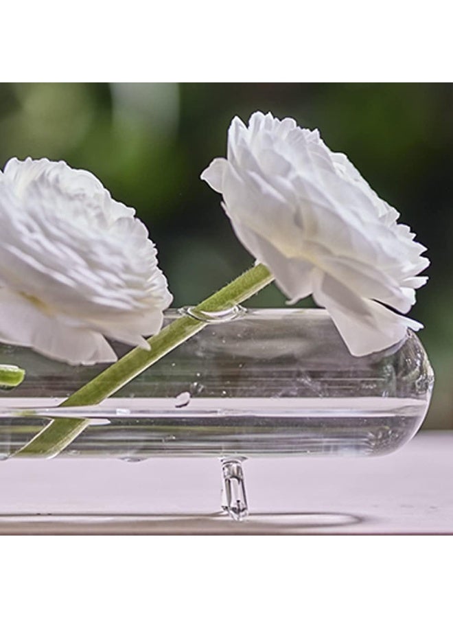Chive Hudson Flute MultiChambered Flower Bud Vase  Cute Beautiful Glass Vases for Flowers  House Plants  Large 4Hole - Image 4