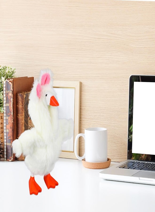 Fukaisu 7in/17.78cm Desktop Goose Clothes, Cute Easter Bunny Desk Goose Outfit Mini Magnetic Toy Decor Accessories for Desk Porch Statue (Only Clothes) - Image 4