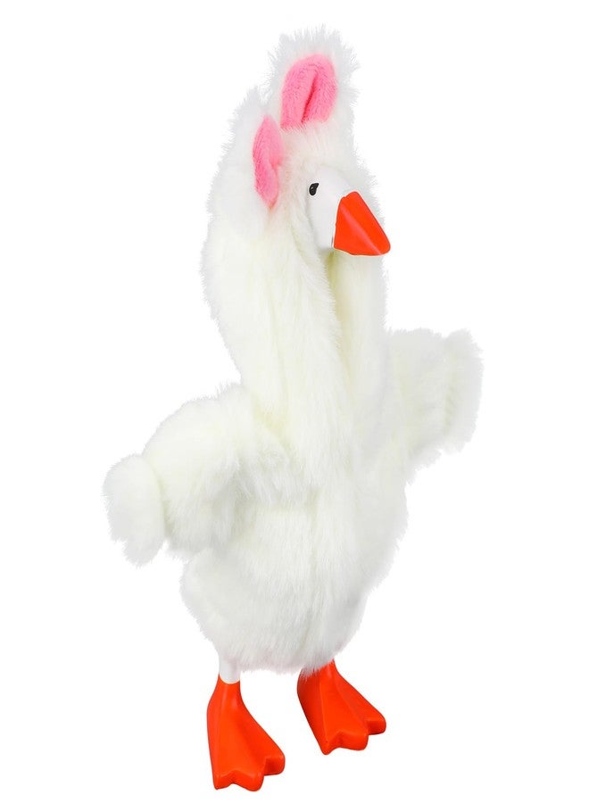 Fukaisu 7in/17.78cm Desktop Goose Clothes, Cute Easter Bunny Desk Goose Outfit Mini Magnetic Toy Decor Accessories for Desk Porch Statue (Only Clothes) - Image 1