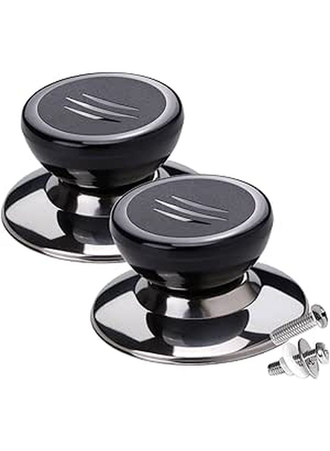 Stainless Steel Pot Lid Knobs Heat Resistant Replacement Handles Easy to Install Kitchen Cookware Accessories - Image 1