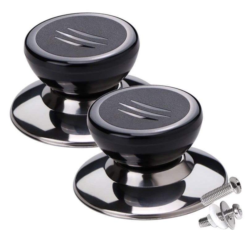 Stainless Steel Pot Lid Knobs Heat Resistant Replacement Handles Easy to Install Kitchen Cookware Accessories - Image 2