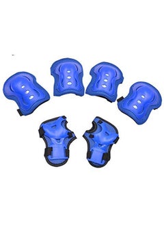 LIMOS Kids Helmet 7 in 1 , Adjustable Protections for Scooter Skateboard Roller Skating Cycling (Blue)  - Image 2