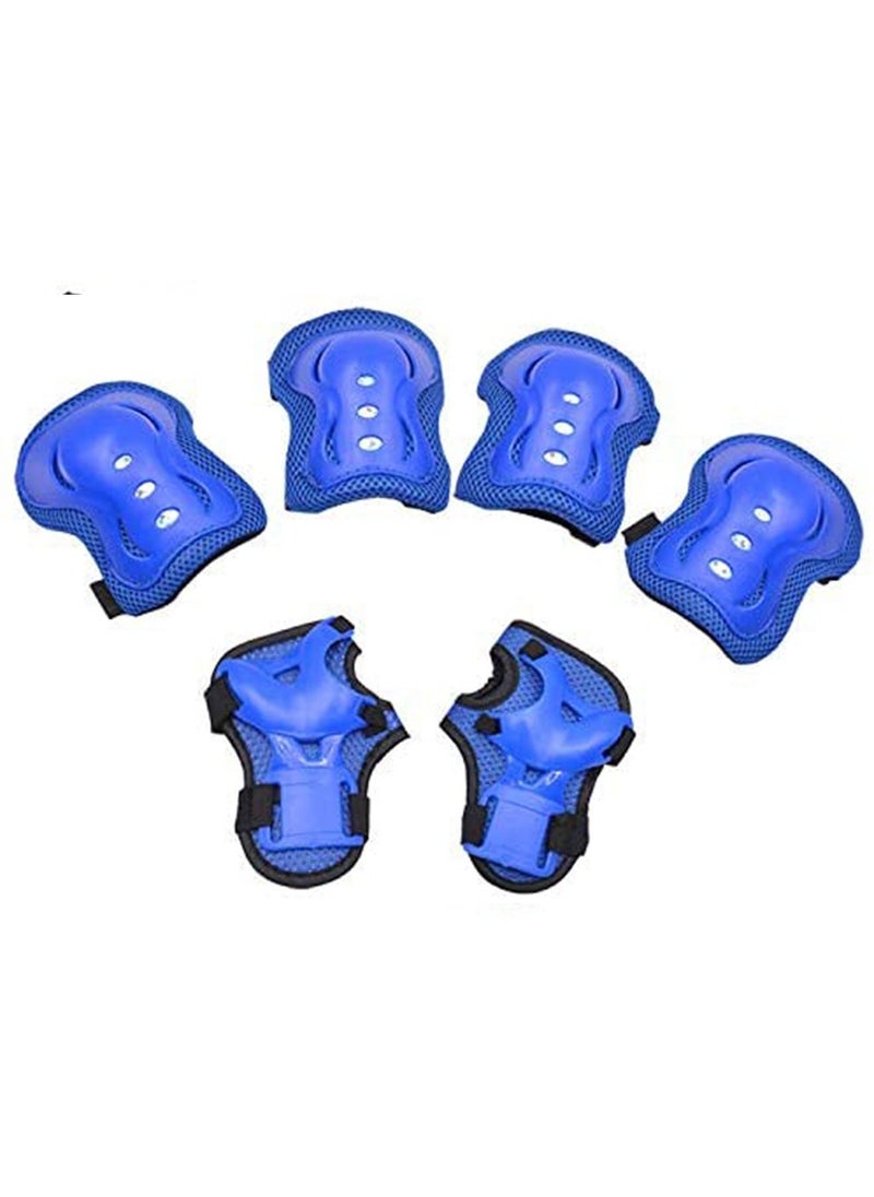 LIMOS Kids Helmet 7 in 1 , Adjustable Protections for Scooter Skateboard Roller Skating Cycling (Blue)  - Image 2