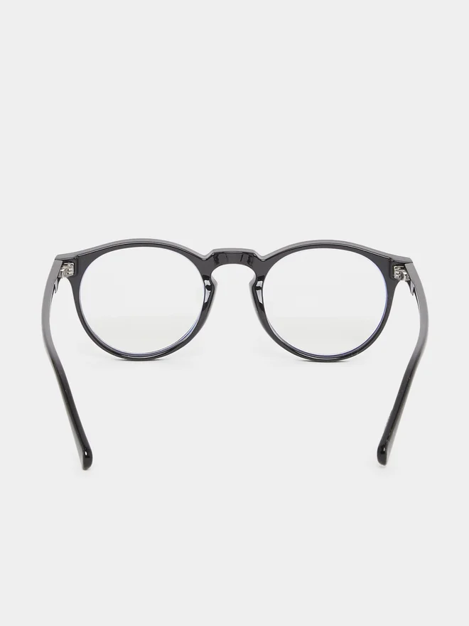 Styli Styli Clear Round Sunglasses with Nose Pads
