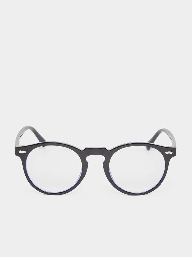 Styli Styli Clear Round Sunglasses with Nose Pads  - Image 2