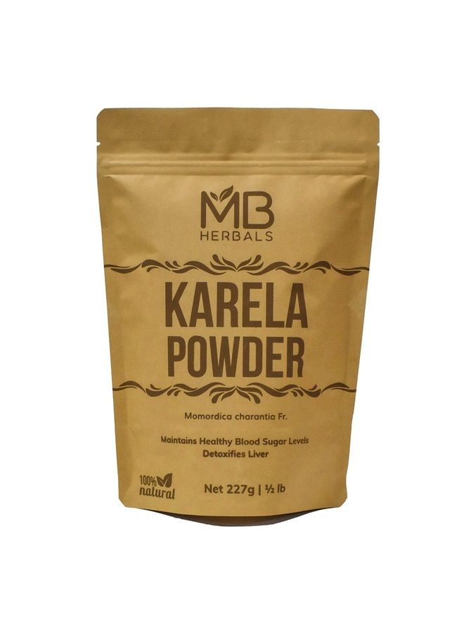 MB Herbals De-Seeded Karela Powder 227g (Half Pound) | 100% Pure Bitter Melon Powder | Momordica charantia Fr. | No Preservatives | Non GMO | Gluten Free - Image 4