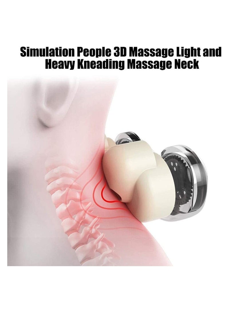 وسادة تدليك عنق على شكل U قابلة لإعادة الشحن مع اهتزاز، مدلك كهربائي متعدد الوظائف للكتف والعنق للاسترخاء العضلات - Image 4