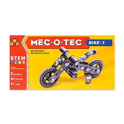 TOYZTREND MEC - O - Tec Bike 1 Metal Construction Toy, Building Blocks, Educational Toys for 6+ yrs Boys and Girls, Multicolor - Image 3