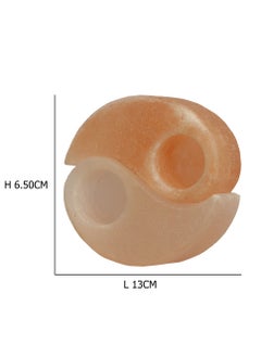 GEOHONEY Geohoney - Himalayan Salt Candle Holder Ying Yang  - Image 3