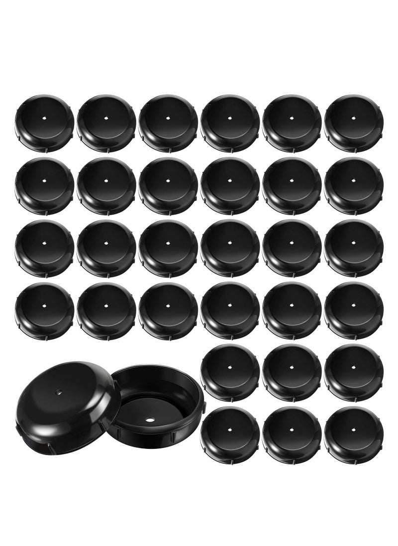 KASTWAVE Furniture Table Chair Slides Protective Covers, Furniture Feet Glides Sliding Pads Protection Floor, Furniture Accessories Scratch Resistant for Patio Furniture, Chairs Tables (48 Pieces, Black)  - Image 1