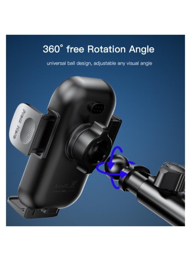 Yesido C197 15W Fast Charging Wireless Car Charger | 360 Rotating Suction Cup Air Vent | Phone Holder - Image 2