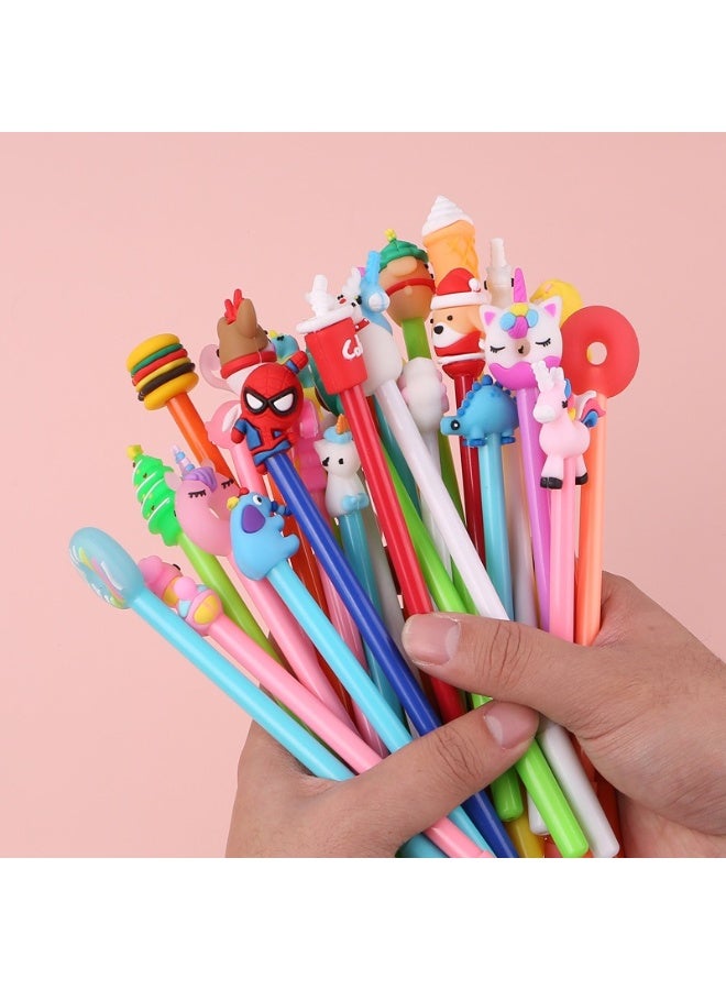 40 قلم حبر 0.5 مم، مع كرتونات لطيفة وجميلة. - Image 3