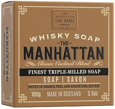 Scottish Fine Soaps Soap in a Carton Whisky Manhattan 100g