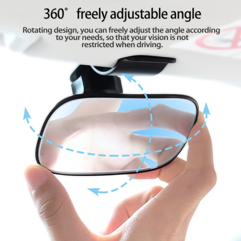 CERITORN Universal Car Interior Rearview Baby Mirror Wide Angle Convex Mirror Clip-on mirrors for Viewing Rear Passengers - Image 3