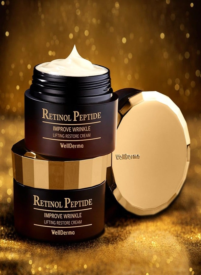 WELLDERMA Retinol Peptide Restore Cream, 50g / 1.69 fl.oz – Hydrating & Balancing Face Moisturizer with Collagen Complex and Niacinamide - Image 4