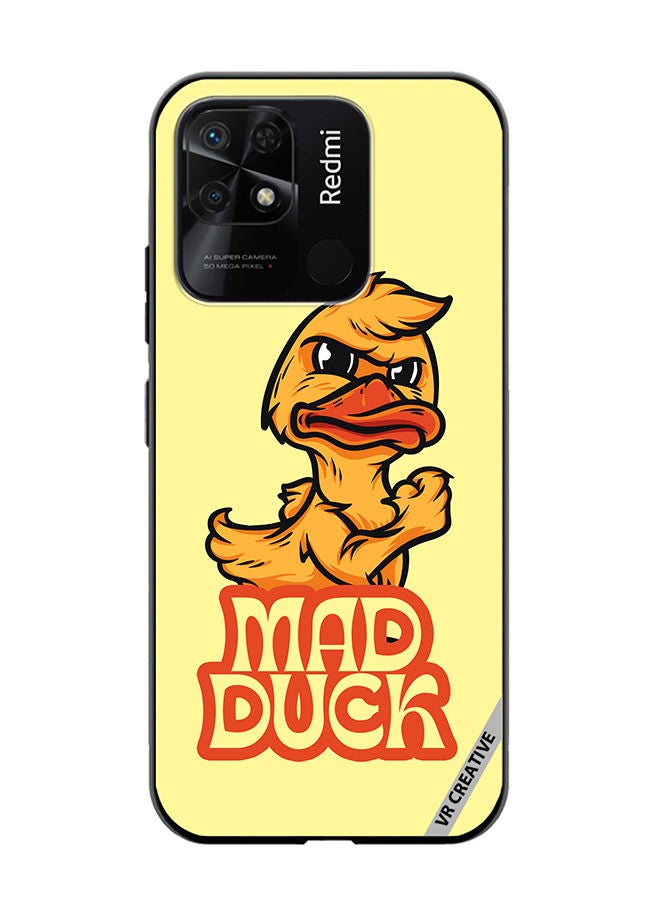 VR CREATIVE Protective Case Cover For Xiaomi Redmi 10C Mad Duck Design Multicolour - Image 1