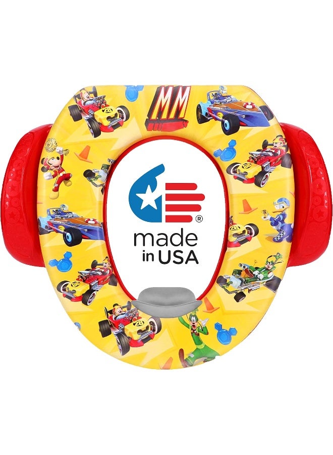 Disney Mickey Mouse 'Track Adventures' Soft Potty Seat and Potty Training Seat - Image 1