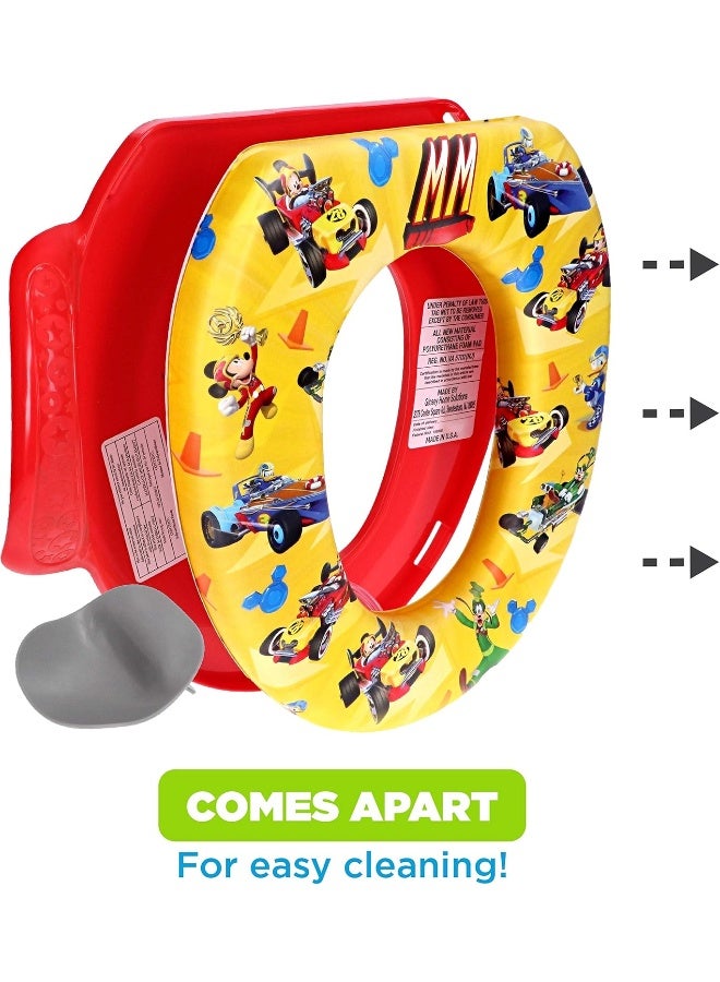Disney Mickey Mouse 'Track Adventures' Soft Potty Seat and Potty Training Seat - Image 3